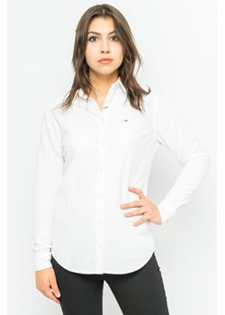 koszula damska tommy jeans dw0dw13152  biała ze sklepu Royal Shop w kategorii Koszule damskie - zdjęcie 142187592
