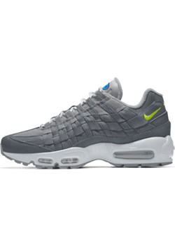 Personalizowane buty męskie Nike Air Max 95 Unlocked By You - Szary ze sklepu Nike poland w kategorii Buty sportowe męskie - zdjęcie 142191980