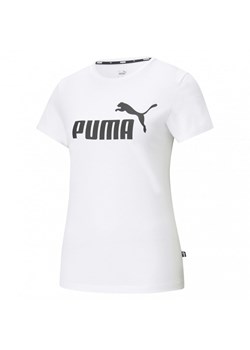 Damski t-shirt z nadrukiem PUMA ESS LOGO TEE ze sklepu Sportstylestory.com w kategorii Bluzki damskie - zdjęcie 142215993