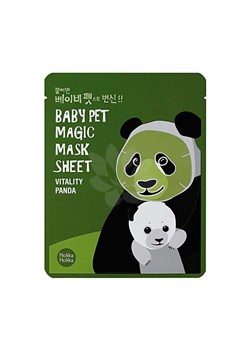 HOLIKA HOLIKA Baby Pet Magic Mask Sheet Vitality Panda witaminowa maseczka pielęgnacyjna do twarzy na bawełnianej płachcie, HOLIKA HOLIKA ze sklepu Primodo w kategorii Maski do twarzy - zdjęcie 142255950