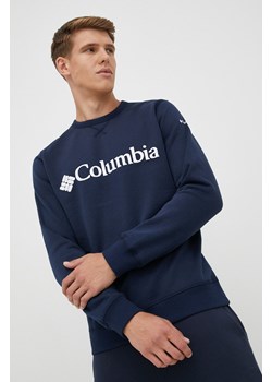 Columbia bluza męska kolor granatowy melanżowa ze sklepu ANSWEAR.com w kategorii Bluzy męskie - zdjęcie 142271033
