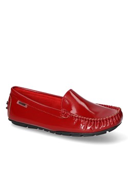 Mokasyny Goodin Czerwone lakier ze sklepu Arturo-obuwie w kategorii Mokasyny damskie - zdjęcie 142375121