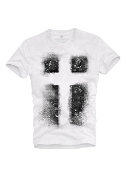 T-shirt męski UNDERWORLD Cross biały ze sklepu morillo w kategorii T-shirty męskie - zdjęcie 142424210