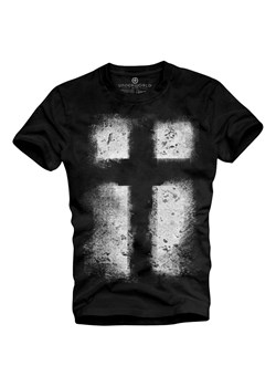 T-shirt męski UNDERWORLD Cross czarny ze sklepu morillo w kategorii T-shirty męskie - zdjęcie 142424213