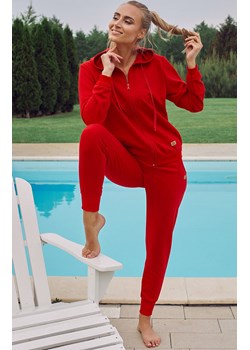 Todra spodnie damskie długie, Kolor czerwony, Rozmiar S, Italian Fashion ze sklepu Primodo w kategorii Spodnie damskie - zdjęcie 142427773