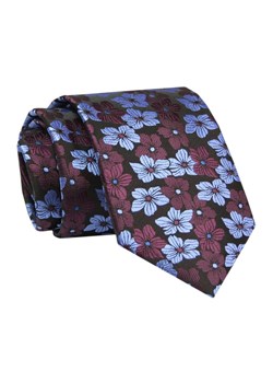 Elegancki, Klasyczny, Męski Krawat -ALTIES - Motym Kwiatowy KRALTS0675 ze sklepu JegoSzafa.pl w kategorii Krawaty - zdjęcie 142429050