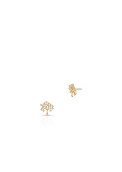 Kolczyki złote drzewko szczęścia ZIH/KC351 ze sklepu W.KRUK w kategorii Kolczyki - zdjęcie 142509512