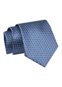 Krawat - ALTIES - Niebieski, Regularny Wzór KRALTS0730 ze sklepu JegoSzafa.pl w kategorii Krawaty - zdjęcie 142509552