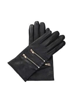 Czarne rękawiczki damskie ze sklepu Kazar w kategorii Rękawiczki damskie - zdjęcie 142531354