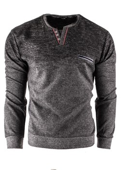 Sweter/Bluza męska 6527- antracyt ze sklepu Risardi w kategorii Swetry męskie - zdjęcie 142548323
