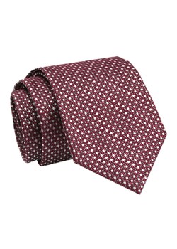Krawat - ALTIES - Czerwony w Drobny Groszek KRALTS0770 ze sklepu JegoSzafa.pl w kategorii Krawaty - zdjęcie 142557074