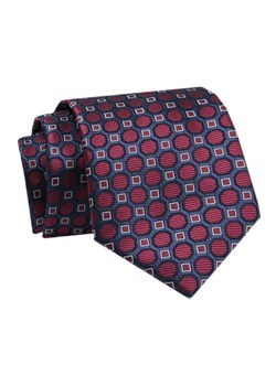 Krawat - ALTIES - Granat i Ciemna Czerwień KRALTS0752 ze sklepu JegoSzafa.pl w kategorii Krawaty - zdjęcie 142557082