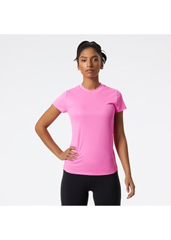 Koszulka New Balance WT21107VPK – różowa ze sklepu New Balance Poland w kategorii Bluzki damskie - zdjęcie 142637552