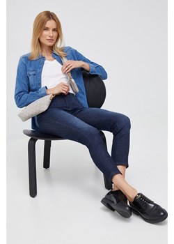 Sisley jeansy damskie high waist ze sklepu ANSWEAR.com w kategorii Jeansy damskie - zdjęcie 142657302