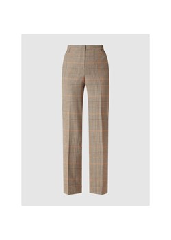 Spodnie materiałowe ze wzorem w kratkę glencheck model ‘Friedi’ ze sklepu Peek&Cloppenburg  w kategorii Spodnie damskie - zdjęcie 142660891