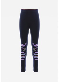 Czarne Legginsy Helithoe ze sklepu Born2be Odzież w kategorii Spodnie dziewczęce - zdjęcie 142709901
