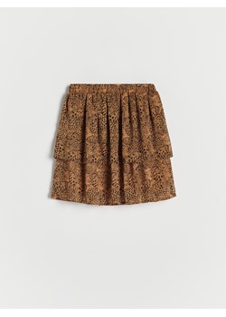 Reserved - Spódnica we wzory - beżowy ze sklepu Reserved w kategorii Spódnice dziewczęce - zdjęcie 142714304