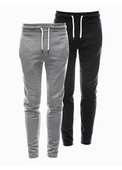 Zestaw spodni męskich dresowych - 2-pak mix Z38 V1 ze sklepu ombre w kategorii Spodnie męskie - zdjęcie 142718803