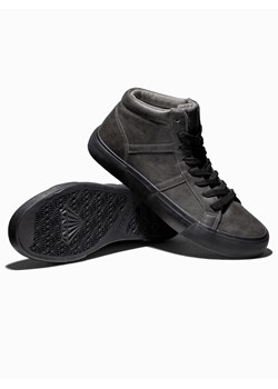 Buty męskie sneakersy T379 - szare ze sklepu ombre w kategorii Trampki męskie - zdjęcie 142721441