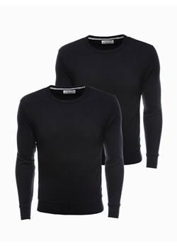 Zestaw bluz bawełnianych bez kaptura 2-pak - mix V5 Z37 ze sklepu ombre w kategorii Bluzy męskie - zdjęcie 142722072