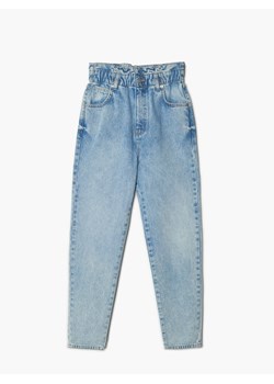 Cropp - Niebieskie jeansy slouchy - Niebieski ze sklepu Cropp w kategorii Jeansy damskie - zdjęcie 142837021