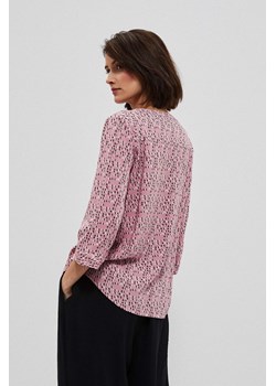 Wzorzysta koszula z wiskozy różanna ze sklepu Moodo.pl w kategorii Bluzki damskie - zdjęcie 142869282