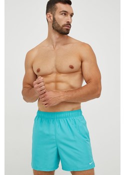Nike szorty kąpielowe kolor turkusowy ze sklepu ANSWEAR.com w kategorii Kąpielówki - zdjęcie 142877440