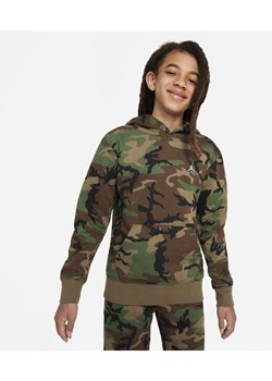 Bluza z kapturem dla dużych dzieci (chłopców) Jordan - Zieleń ze sklepu Nike poland w kategorii Bluzy chłopięce - zdjęcie 143001832