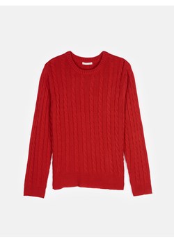 GATE Sweter z plecionym wzorem plus size 44 ze sklepu gateshop w kategorii Swetry damskie - zdjęcie 143090480