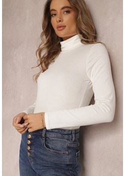 Biały Golf Mogdaial ze sklepu Renee odzież w kategorii Swetry damskie - zdjęcie 143179013