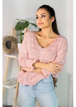 Sweter Damski Model Venigam Powder Pink (L/XL) ze sklepu DobraKiecka w kategorii Swetry damskie - zdjęcie 143196480