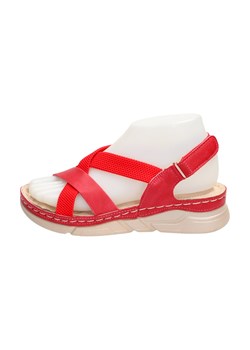 Czerwone sandały damskie SABATINA 10008 ze sklepu suzana.pl w kategorii Sandały damskie - zdjęcie 143205132