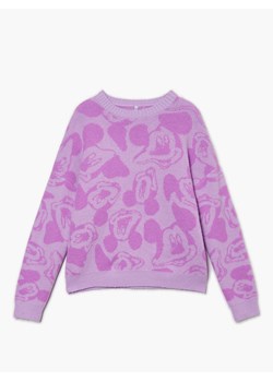 Cropp - Sweter Mickey Mouse - fioletowy ze sklepu Cropp w kategorii Swetry damskie - zdjęcie 143216210