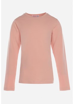 Różowa Bluzka Longsleeve Savioneri ze sklepu Born2be Odzież w kategorii Bluzki dziewczęce - zdjęcie 143270481
