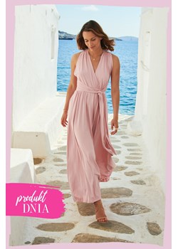 Sukienka infinity maxi Pink Prosecco, XS/S ze sklepu NAOKO w kategorii Sukienki - zdjęcie 143289752