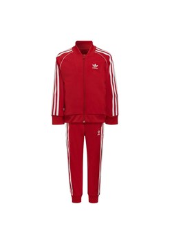 Dres adidas Originals Adicolor Sst Track Suit HF7471 - czerwony ze sklepu streetstyle24.pl w kategorii Dresy chłopięce - zdjęcie 143335161