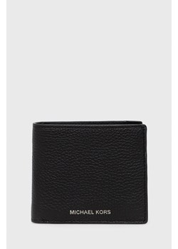Michael Kors portfel skórzany męski kolor czarny ze sklepu ANSWEAR.com w kategorii Portfele męskie - zdjęcie 143380913