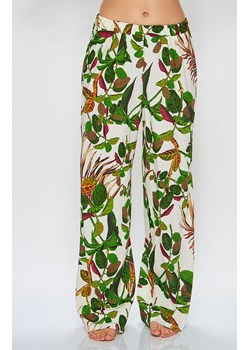 54/11-T2/15 spodnie piżamowe długie, Kolor ecru-zielony, Rozmiar L, Miss Fabio ze sklepu Intymna w kategorii Piżamy damskie - zdjęcie 143381440