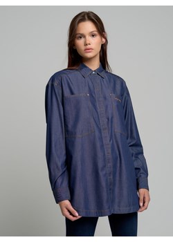 Koszula damska oversize w stylu jeans look Claude 500 ze sklepu Big Star w kategorii Koszule damskie - zdjęcie 143420051