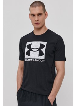 Under Armour t-shirt męski kolor czarny 1361673 ze sklepu ANSWEAR.com w kategorii T-shirty męskie - zdjęcie 143443761
