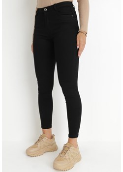 Czarne Spodnie Skinny Commins ze sklepu Born2be Odzież w kategorii Spodnie damskie - zdjęcie 143484882