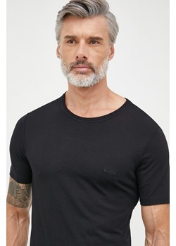 BOSS t-shirt bawełniany (3-pack) kolor czarny gładki 50475284 ze sklepu ANSWEAR.com w kategorii T-shirty męskie - zdjęcie 143492191