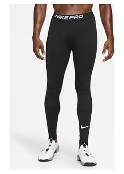 Legginsy męskie Nike Pro Warm - Czerń ze sklepu Nike poland w kategorii Spodnie męskie - zdjęcie 143524812