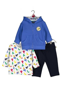 3-częściowy zestaw w kolorze niebieskim ze wzorem ze sklepu Limango Polska w kategorii Odzież dla niemowląt - zdjęcie 143557374