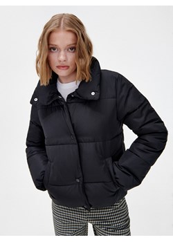 Cropp - Krótka kurtka puffer - czarny ze sklepu Cropp w kategorii Kurtki damskie - zdjęcie 143568214