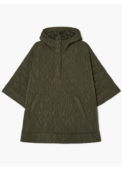 Cropp - Kurtka poncho z kapturem - zielony ze sklepu Cropp w kategorii Kurtki damskie - zdjęcie 143568383