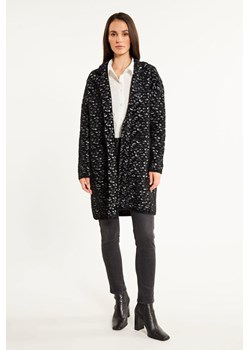 Wzorzysty płaszcz o luźnym kroju ze sklepu MONNARI w kategorii Swetry damskie - zdjęcie 143585482