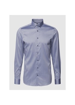 Koszula biznesowa o kroju body fit z fakturowanym wzorem model ‘Modern’ ze sklepu Peek&Cloppenburg  w kategorii Koszule męskie - zdjęcie 143628862