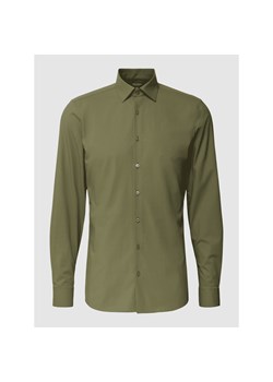 Koszula biznesowa o kroju body fit z kołnierzykiem typu kent  model ‘New York'’ ze sklepu Peek&Cloppenburg  w kategorii Koszule męskie - zdjęcie 143628874
