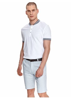 T-shirt polo męski w kropki ze sklepu Top Secret w kategorii T-shirty męskie - zdjęcie 143653563
